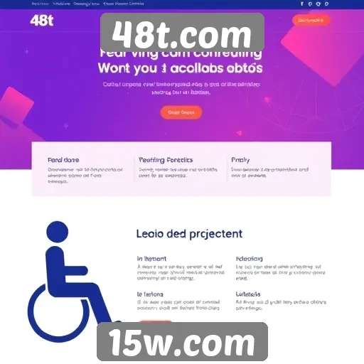Acessibilidade no site 48t.com melhora experiência do usuário