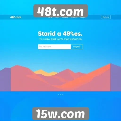 A evolução do design no site 48t.com